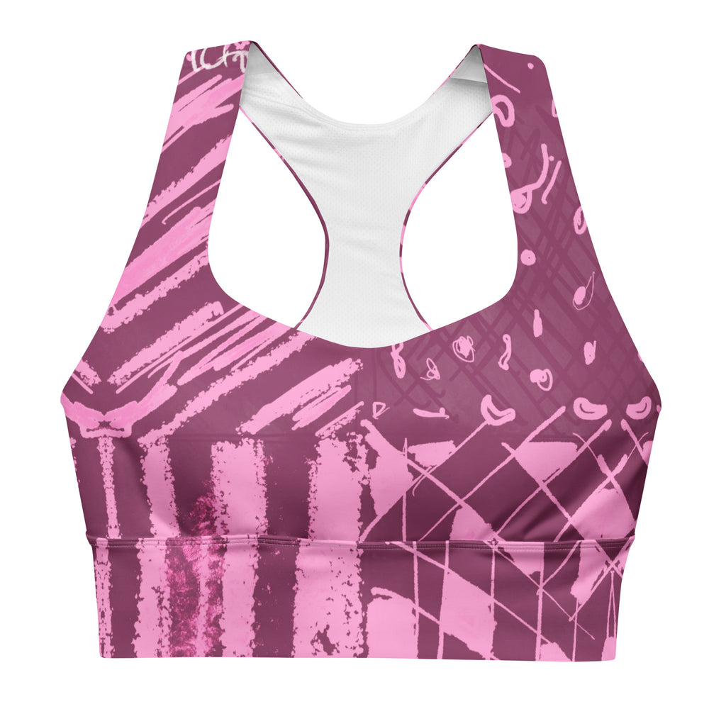 BRA盤92年頃？ほぼ美盤！Nordesteのレア盤！Walkyria/Same Zina Recycled Longline Sports Bra Pink. – Koy & Victoria Inc.